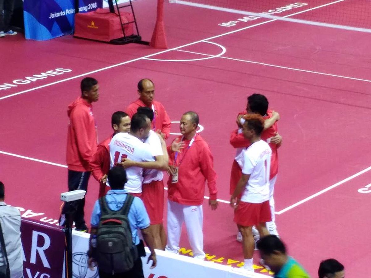 Asa Tim Sepak Takraw Indonesia Persembahkan Medali Emas