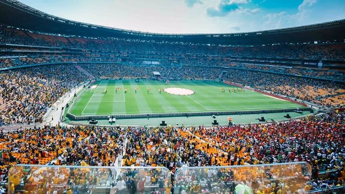 FNB Soccer City di Johannesburg, Afrika Selatan