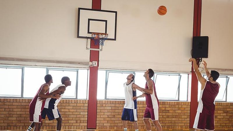 Ilustrasi latihan bola basket