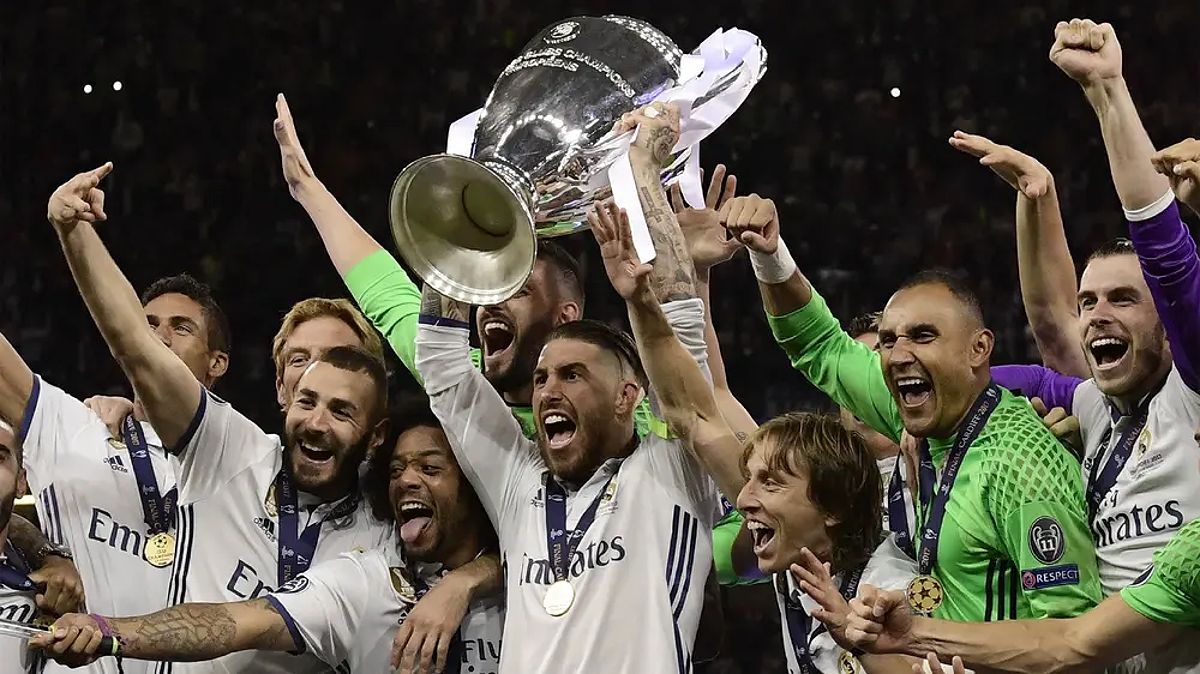 Perayaan Real Madrid usai Meraih Gelar Liga Champions