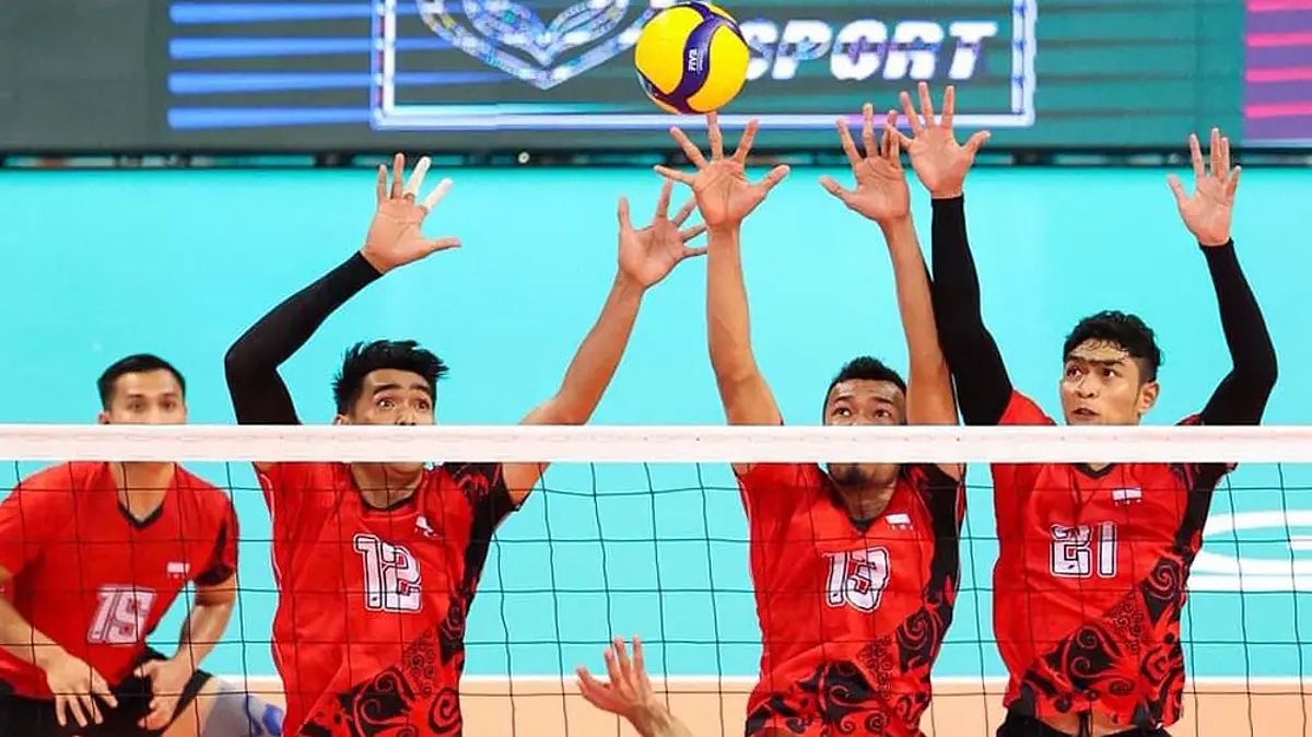 Foto: Lolos ke Babak 12 Besar dengan Status Pimpinan Klasemen, Begini Perjuangan Timnas Voli Putra Indonesia di AVC Challenge Cup 2023