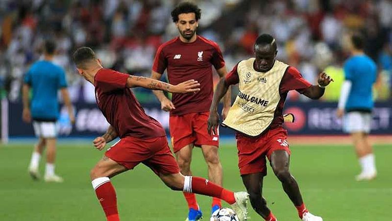 Mohamed Salah, Roberto Firmino dan Sadio Mane.