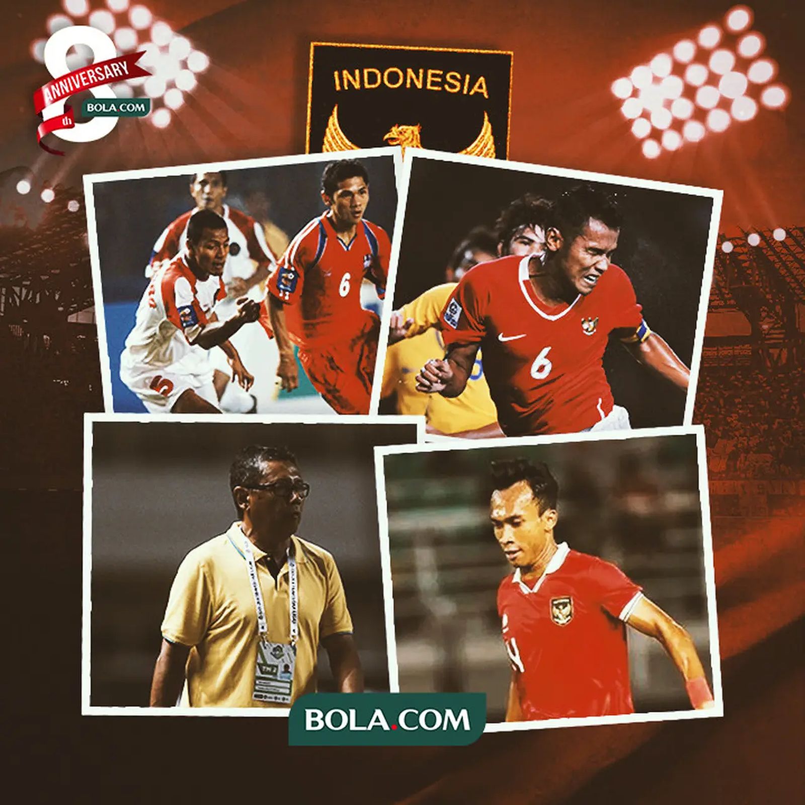 Timnas Indonesia - Robby Darwis, Herry Kiswanto, Bejo Sugiantoro, Charis Yulianto